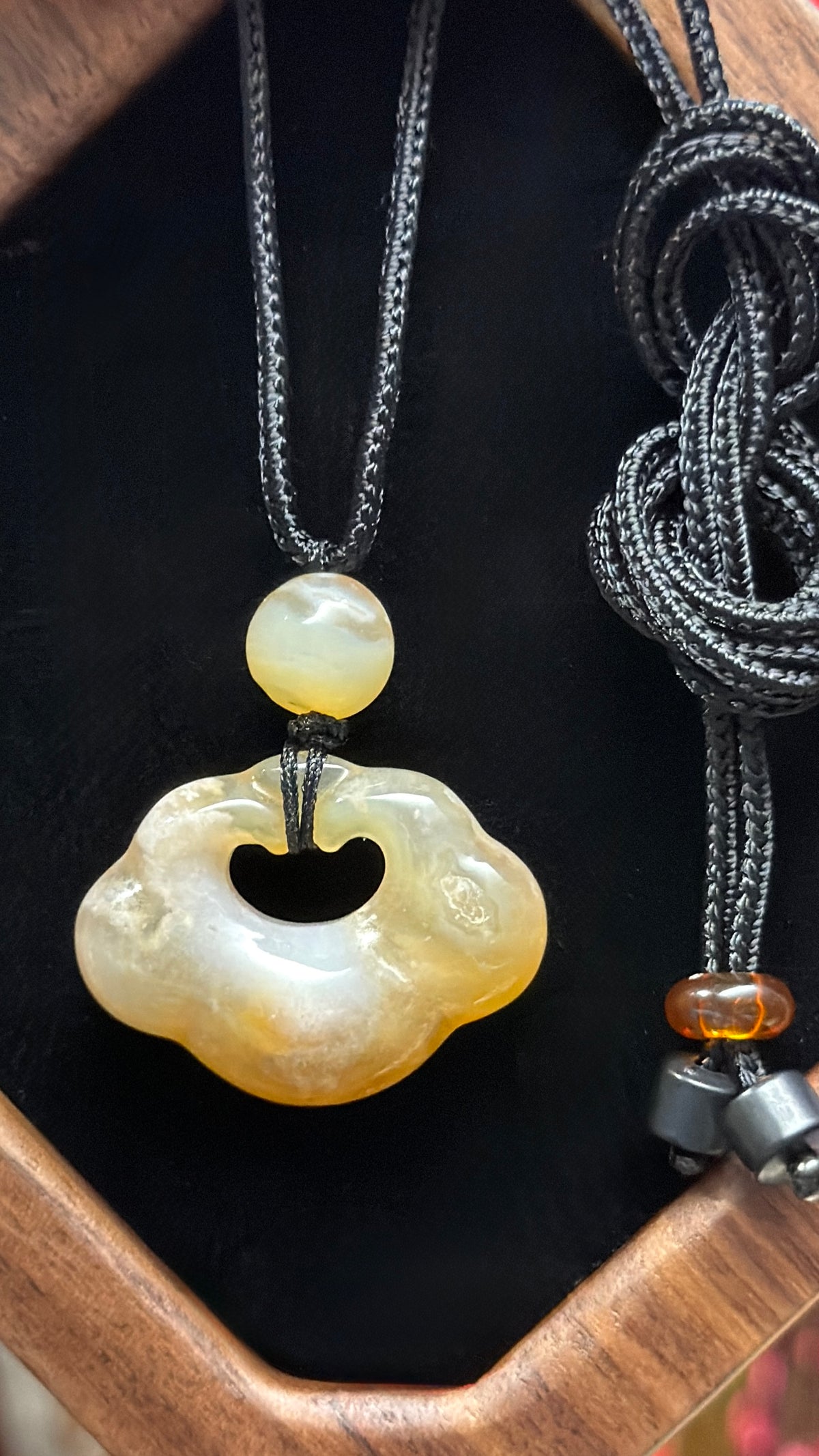 Chinese Longevity Lock Charm Necklace - DC102